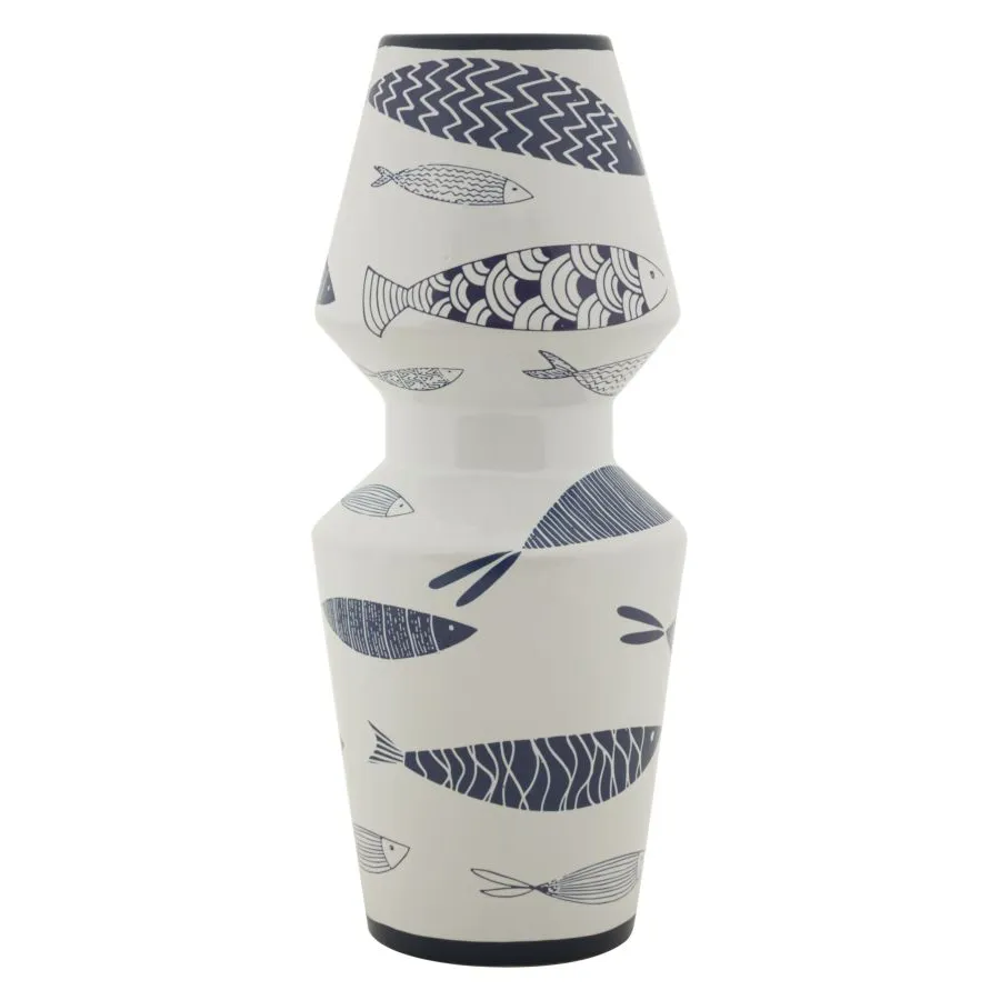 Wazon Ceramiczny Fish Double 14x34 cm